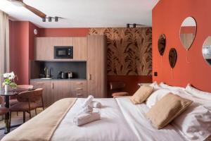 Ένα ή περισσότερα κρεβάτια σε δωμάτιο στο Sol hotel St Mande - 4 personnes - 11