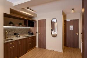 Η κουζίνα ή μικρή κουζίνα στο Sol hotel St Mande - 2 personnes - 20