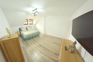 Μια τηλεόραση ή/και κέντρο ψυχαγωγίας στο Apartament Caspartino