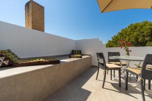 Μπαλκόνι ή βεράντα στο Hostal Restaurante Pou des Lleó