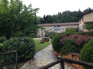 A garden outside Lady Frantoio Toscano