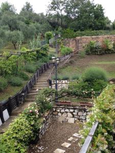 A garden outside Lady Frantoio Toscano