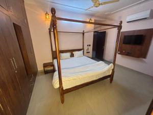 Postel nebo postele na pokoji v ubytování Hotel D7