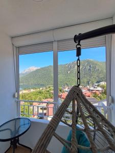 Nespecifikovaný výhled na hory nebo výhled na hory při pohledu z apartmánu