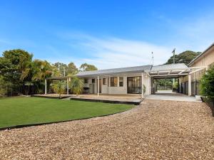 Zahrada ubytování Pantai Indah Cottage