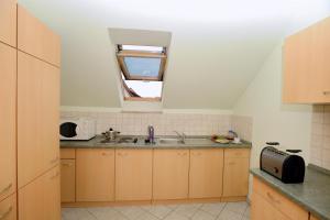 Dapur atau dapur kecil di Ferienwohnung Prasser