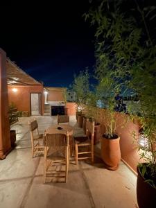 Μπαλκόνι ή βεράντα στο Riad privatisé bassin Marrakech