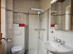 Koupelna v ubytování Hof am Meer "Seeadler" + 43 fotografií