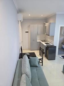 Kuchyň nebo kuchyňský kout v ubytování Hotel Erta