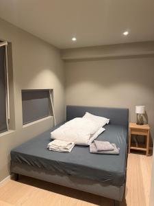 Ένα ή περισσότερα κρεβάτια σε δωμάτιο στο New apartment