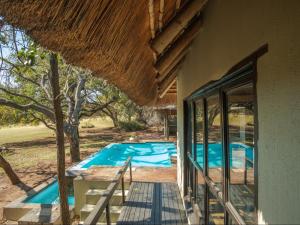 - Vistas al exterior de una casa con piscina en Kokobela Lodge, en Phalaborwa