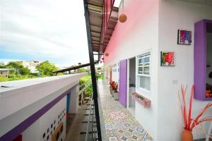Un balcon sau o terasă la Na-Rak-O Resort
