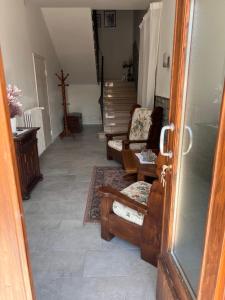 A seating area at Casa Nanda Badia Prataglia