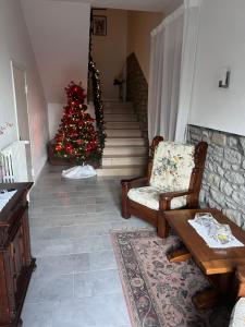 A seating area at Casa Nanda Badia Prataglia