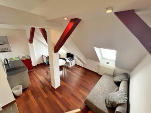 TV a/nebo společenská místnost v ubytování GLS Studio Hotel Berlin