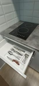 Кухня или мини-кухня в Solo Visit Apartments 1307 C
