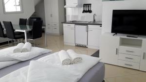 TV/Unterhaltungsangebot in der Unterkunft Villaci Business Apartments