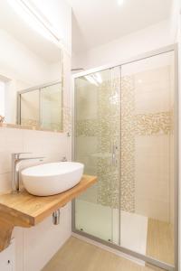 Koupelna v ubytování Apartament Bursztynowy