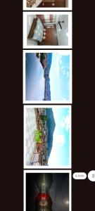 three different pictures of a roller coaster at Salaam residency in Srinagar