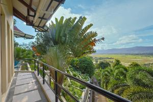 Naturlandskabet i nærheden af villaen