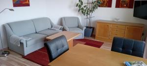 Posezení v ubytování Gästehaus Tarmann
