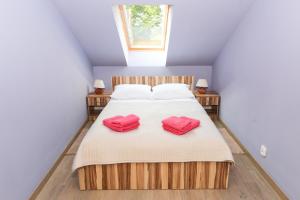 Ένα ή περισσότερα κρεβάτια σε δωμάτιο στο Abies Villa