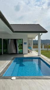 Πισίνα στο ή κοντά στο Private pool villa amazing sunset & mountain views