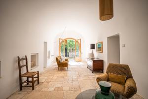 Χώρος καθιστικού στο Masseria il Pergolo