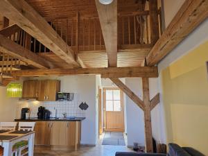 Kuchyň nebo kuchyňský kout v ubytování Hof am Meer "Seemöwe"