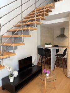 Zona de estar de Loft Almagro