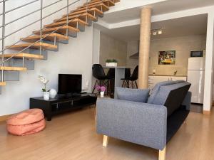 Zona de estar de Loft Almagro