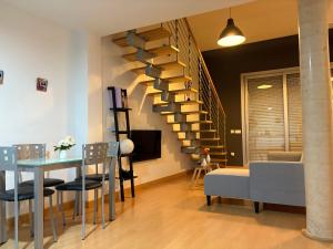 Zona de estar de Loft Almagro