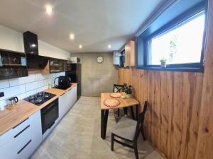 Kuchyň nebo kuchyňský kout v ubytování Beskidy Basement Studio + 5 fotografií