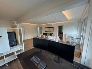 Η κουζίνα ή μικρή κουζίνα στο Ferienhaus am Steinhuder Meer