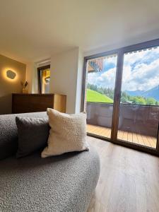 A seating area at KWT Lodge