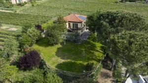 an aerial view of a house in a field at Tosa Welcome in Imola