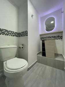 Koupelna v ubytování Hotel boutique Olaya 54