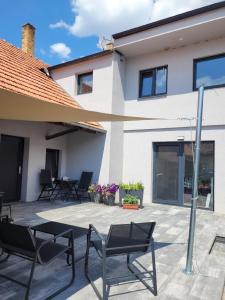 Terase / āra zona naktsmītnē Apartment u Ježků