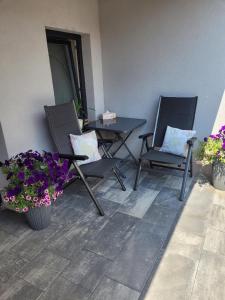 Atpūtas zona naktsmītnē Apartment u Ježků