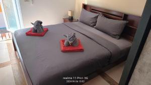 Postel nebo postele na pokoji v ubytování Blue Haven Bay Villa 21C