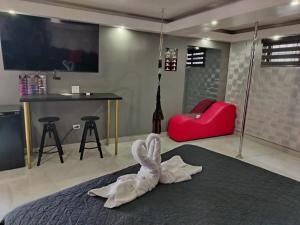 TV o dispositivi per l'intrattenimento presso Lizvan Hotel-Motel