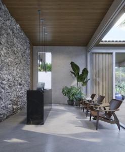 TV a/nebo společenská místnost v ubytování Pyreneus Residence