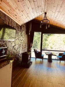 Kuchyň nebo kuchyňský kout v ubytování Ayder Luxury Resort - Villas & Bungalows