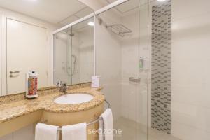 Resort pé na areia - Suítes JBVTOP的一间浴室