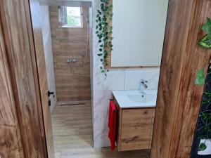 Ένα μπάνιο στο Apartmani Park Cuprija