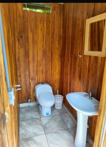 Ένα μπάνιο στο Camping rancho victoria
