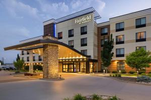 a rendering of the hotel front of the building at Fairfield Inn & Suites by Marriott La Crosse Downtown in La Crosse