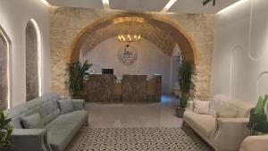 Predel za sedenje v nastanitvi Jerusalem View Hotel