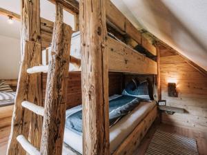 Posteľ alebo postele v izbe v ubytovaní Webertonihütte Modern retreat