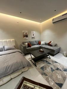 Χώρος καθιστικού στο استديو بتصميم حديث وجميل +2 φωτογραφίες